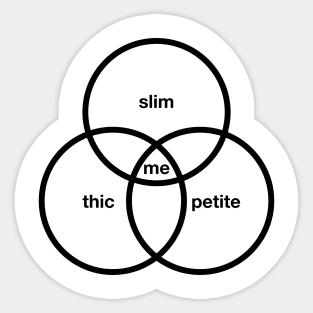 Slim Thic Petite Sticker